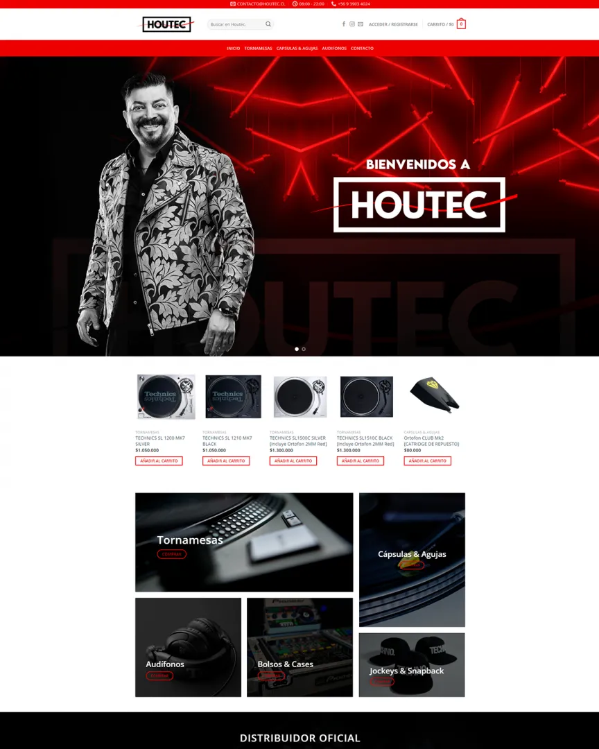 Proyecto Houtec — E-commerce · Tecnología